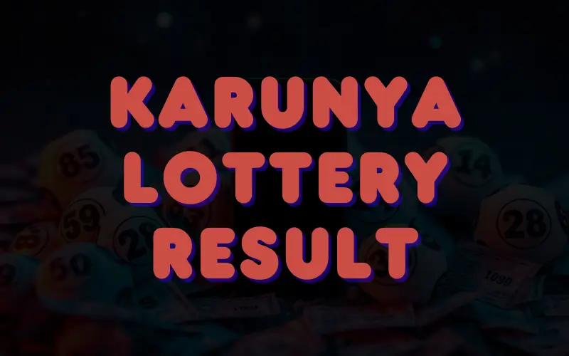 karunya lottery result